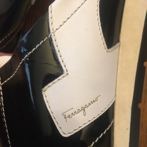 Salvatore Ferragamo Shoes - Ferragamo sneaker mule patent leather